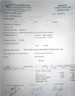 Facture d'insertion d'annonce légale